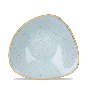 Duck Egg Triangle Bowl 23.5cm